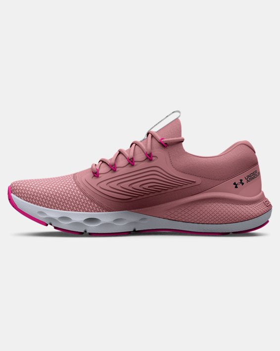 Women's UA Charged Vantage 2 Running Shoes, Pink, pdpMainDesktop image number 1
